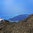 Vue plongeante sur la côte 