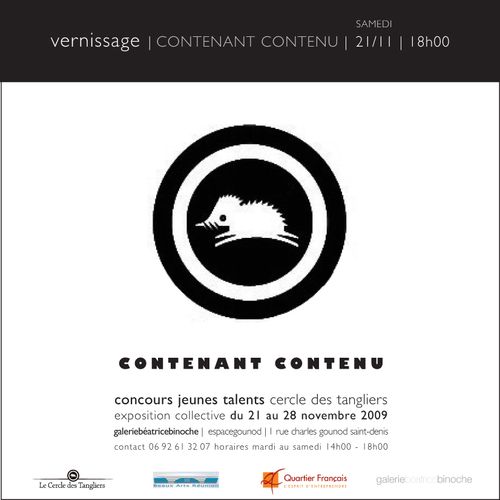 Vernissage-contenant contenu